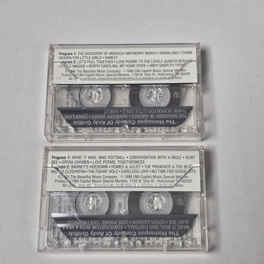 Andy Griffith The Side-Splitting Homespun Comedy And Songs Of Cassette's 1 & 2 - Picture 3 of 4